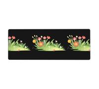 YYHWHJDE Beautiful Spring Prints, tappetino per mouse extra large, forte adesione, durevole, bordo di bloccaggio preciso 30,5 x 80 cm