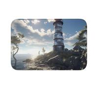 YYHWHJDE Beauty Lighthouse - Tappetino in velluto con bordo bloccato, per camera da letto, salotto, dormitorio, decorazione per la casa
