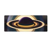 YYHWHJDE Bella immagine di Saturno Extra Large Mouse pad, Computer Ufficio Anti Slip Gaming Keyboard Ispessita Versione 30,5 x 80 cm