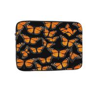 YYHWHJDE Bella Monarca Farfalla Immagine Antiurto Portatile Laptop Sleeve Case 13 pollici per Uomini e Donne Business Viaggi, Scuola e Ufficio Uso quotidiano