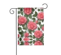 YYHWHJDE Bella rosa rose modello giardino pennone esterno cortile decorazione moda 30,5 x 45,7 cm