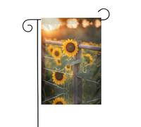 YYHWHJDE Bellissimi girasoli gialli modello asta bandiera giardino decorazione cortile esterno moda 30,5 x 45,7 cm