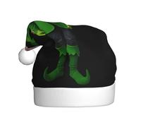 YYHWHJDE Big Green Elf Prints Cappello di Natale per adulti accessorio di qualità morbido, leggero e soffice