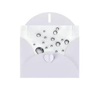 YYHWHJDE Biglietto di auguri bianco con consigli per piccole gocce d'acqua, immagine perfetta per San Valentino, anniversario di matrimonio e inviti per feste