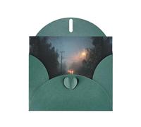 YYHWHJDE - Biglietto di auguri con motivo "YYHWHJDE offuscato sul finestrino della macchina nei giorni di pioggia", 15 x 10 cm, design unico e alla moda per varie occasioni