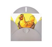 YYHWHJDE Biglietto di auguri grigio con motivo a nido di uccello dorato per Natale, compleanno dei bambini, San Valentino e invito per feste