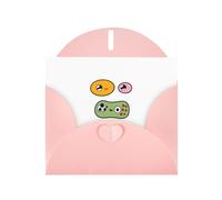 YYHWHJDE - Biglietto di auguri rosa con immagine del piccolo signore che lampeggia, perfetto per San Valentino, anniversario di matrimonio e inviti per feste