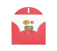 YYHWHJDE - Biglietto di auguri rosso con immagine del piccolo signore che lampeggia, perfetto per San Valentino, anniversario di matrimonio e inviti per feste