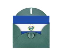 YYHWHJDE Biglietto di auguri verde scuro con motivo El Salvador, perfetto per San Valentino, anniversario di matrimonio e inviti per feste