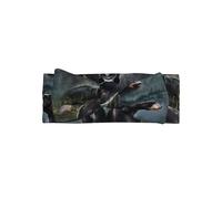 YYHWHJDE Black Bear Prints - Fascia per capelli con fiocco, morbida ed elastica, per neonate da 0 a 6 mesi