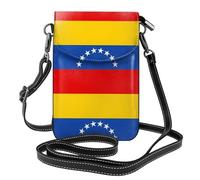 YYHWHJDE Borsa a tracolla in vera pelle con bandiera del Venezuela