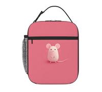YYHWHJDE Borsa termica portatile per il pranzo con immagine del topolino che ha commesso un errore, borsa per il pranzo riutilizzabile, durevole per uomini e donne, facile da trasportare