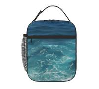 YYHWHJDE Borsa termica portatile per il pranzo The Deep Ocean, riutilizzabile, durevole, per uomini e donne, facile da trasportare