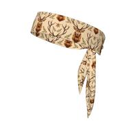 YYHWHJDE Bull Elk - Foulard sportivo double-face ad asciugatura rapida, traspirante, per donne, ragazze e uomini