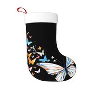 YYHWHJDE Calza di Natale con farfalla su mille gru di carta, accessorio decorativo soffice e morbido, per donne e uomini