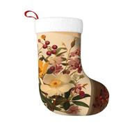 YYHWHJDE Calza di Natale Un piacevole pomeriggio Stampe Morbido, leggero, con una buona sensazione tattile Facile da appendere