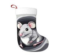 YYHWHJDE Calze decorative natalizie Mouse in the Hole Stampe utilizzate per attività della comunità, spettacoli teatrali e riunioni di festa