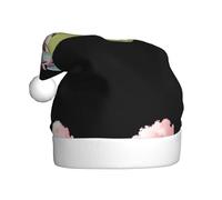 YYHWHJDE Cappellino natalizio con immagine di una piccola casa sotto l'albero di ciliegio per adulti, morbido, leggero e soffice, per uomini e donne