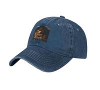 YYHWHJDE Cappello da baseball nero per adulti, modello A Little Bear Learning Knowledge Pattern per uomini e donne, sport, viaggi, blu navy, taglia unica