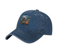 YYHWHJDE Cappello da baseball nero Seal Pup in Water Prints cinturino regolabile, cotone classico per uomini e donne, traspirante ed elegante, blu navy, Taglia unica