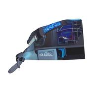 YYHWHJDE Cappello da chef con stampa Cabin of the Future, per donne e uomini, regolabile, traspirante, nero