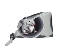 YYHWHJDE Cappello da cuoco stampato con topo nel buco, per donne e uomini, regolabile, traspirante, nero