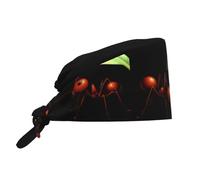 YYHWHJDE Cappello da lavoro traspirante Little Formiche che si nascondono dalla pioggia Stampe Premium Peach Skin Velvet regolabile, morbido, versatile