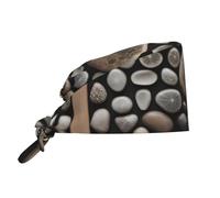 YYHWHJDE Cappello da lavoro traspirante Petoskey Stone Prints Premium pelle di pesca velluto regolabile, morbido, versatile