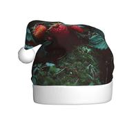YYHWHJDE Cappello di Natale con fragole selvatiche nella foresta per adulti qualità accessorio festivo realizzato morbido, leggero