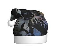 YYHWHJDE Cappello di Natale con motivo farfalla ombra nella valle per adulti accessorio festivo di qualità realizzato morbido, leggero