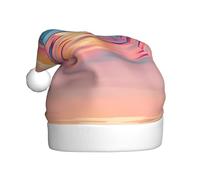 YYHWHJDE Cappello di Natale con stampa all'alba sulla spiaggia per adulti, un regalo divertente e durevole per uomini e donne