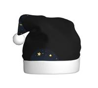 YYHWHJDE Cappello di Natale con stampa della stella più luminosa nel cielo notturno per adulti, un regalo divertente e durevole per uomini e donne
