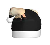 YYHWHJDE Cappello di Natale con stampa di piccole pecore che soffia tromba per adulti, rendendolo un regalo divertente e durevole per uomini e donne