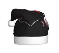 YYHWHJDE Cappello natalizio con corna e uova d'amore, per adulti, morbido, leggero e soffice, per uomini e donne