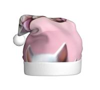 YYHWHJDE Cappello natalizio con stampa di due gattini che dormono per adulti, un regalo divertente e durevole per uomini e donne