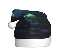 YYHWHJDE Cappello natalizio con stampa Northern Lights per adulti, un regalo divertente e durevole per uomini e donne