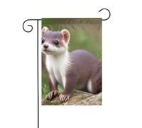 YYHWHJDE carino donnola modello giardino pennone esterno cortile decorazione moda 30,5 x 45,7 cm