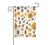 YYHWHJDE carino piccolo modello ape giardino pennone esterno cortile decorazione moda 30,5 x 45,7 cm