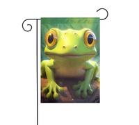 YYHWHJDE carino rana modello giardino pennone esterno cortile decorazione moda 30,5 x 45,7 cm