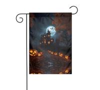 YYHWHJDE Carino zucca luci modello giardino pennone esterno cortile decorazione moda 30,5 x 45,7 cm