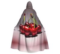 YYHWHJDE Chilean Cherries Stampe Halloween Adulto Mantello Con Cappuccio Uomini E Donne Abbigliamento Mantello Gioco di Ruolo
