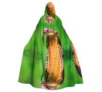 YYHWHJDE Cobra Snake Prints - Mantello lungo in poliestere per cosplay e Halloween