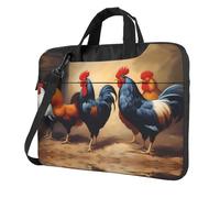 YYHWHJDE Colorful grande Immagine Alla moda e ultra-sottile borsa del computer portatile della spalla Fodera morbida eccellente, Nero , 15.6 inch