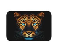 YYHWHJDE Cool Cheetah Leopard Picture Crystal Velvet Lock Edge Tappeto per camera da letto, salotto, dormitorio decorazione casa