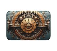YYHWHJDE Cool Steampunk Gears Pattern antiscivolo e ispessito tappetino adatto per bagni, camere da letto, tappetini lavabili 40,6 x 61 cm