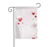 YYHWHJDE Corna e uova d'amore stampe bandiera giardino cortile decorazione 30,5 x 45,7 cm per giardino terrazza balcone