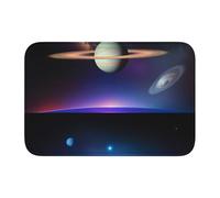 YYHWHJDE Cosmic Saturn Picture - Tappetino in velluto con bordo bloccato, per camera da letto, salotto, dormitorio, decorazione per la casa