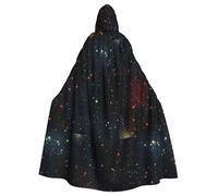 YYHWHJDE costellazione ammassi stellari galassie modello Halloween adulto mantello con cappuccio per varie feste e carnevale impostazioni