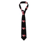YYHWHJDE Cravatta da uomo con paillettes, motivo I Love You, morbida e confortevole, per affari, tutti i giorni, lavoro, compleanni, matrimoni, feste, banchetti, 147 x 8 cm, facile da pulire