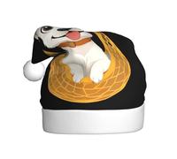 YYHWHJDE Cucciolo nella borsa a rete Cappello di Natale per adulti Morbido, leggero e soffice design per uomini e donne